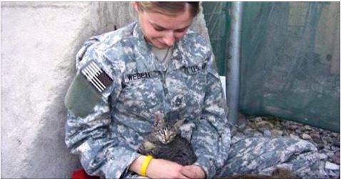 This Soldier Refused to Leave Special-Needs Kitten Behind