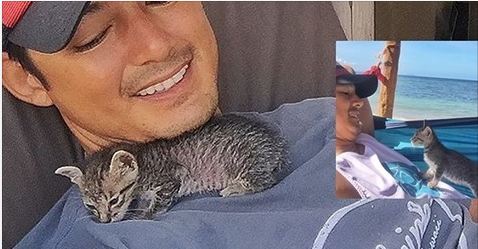 Man Saves Tiny Kitten, who Chooses Him and Changes His Life