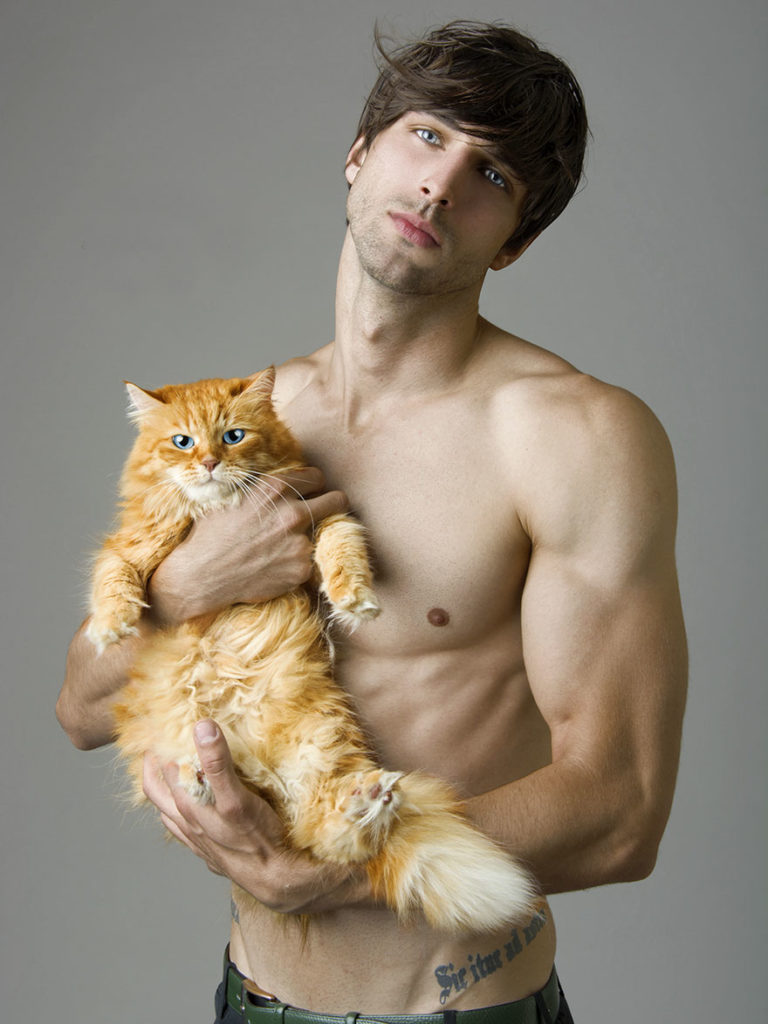male-models-and-cats-7