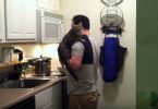Cat Begging Her Daddy To Be Held, But Watch The Cutest Response When He Picked Her Up!